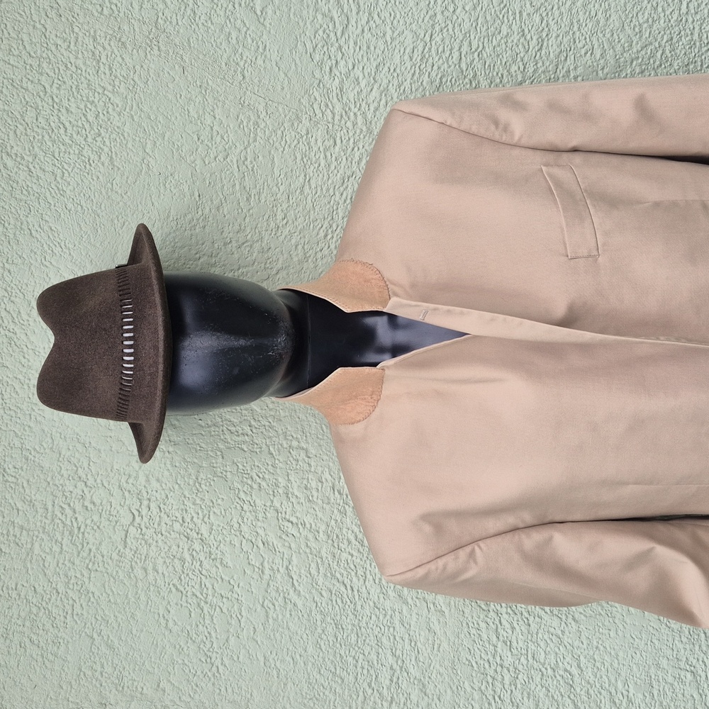 Jos A. Bank Elegant Beige Blazer with Button Detail